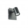 IDEAL LUX SPOT AP1 APPLIQUE NERA CON DIFFUSORI ORIENTABILI 50W GU10