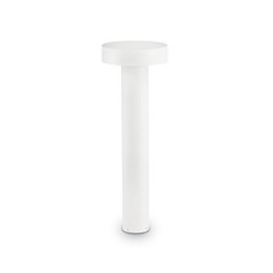 IDEAL LUX TESLA PT4 SMALL LAMPADA DA TERRA BIANCA CON EMISSIONE  LUCE VERSO IL BASSO IP44 