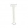 IDEAL LUX TESLA PT4 SMALL LAMPADA DA TERRA BIANCA CON EMISSIONE  LUCE VERSO IL BASSO IP44 