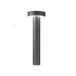 IDEAL LUX TESLA PT4 SMALL LAMPADA DA TERRA ANTRACITE CON EMISSIONE  LUCE VERSO IL BASSO IP44 