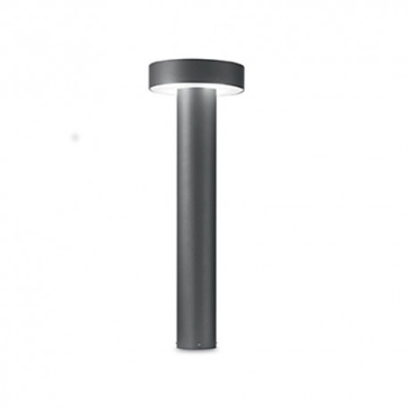 IDEAL LUX TESLA PT4 SMALL LAMPADA DA TERRA ANTRACITE CON EMISSIONE  LUCE VERSO IL BASSO IP44 