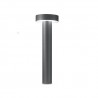 IDEAL LUX TESLA PT4 SMALL LAMPADA DA TERRA ANTRACITE CON EMISSIONE  LUCE VERSO IL BASSO IP44 
