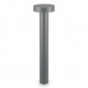 IDEAL LUX TESLA PT4 BIG LAMPADA DA TERRA ANTRACITE CON EMISSIONE  LUCE VERSO IL BASSO IP44 