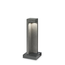 IDEAL LUX TITANO PT1 SMALL granito LAMPADA TERRA IN METALLO EMISSIONE LUCE VERSO IL BASSO 7W 450lm IP55