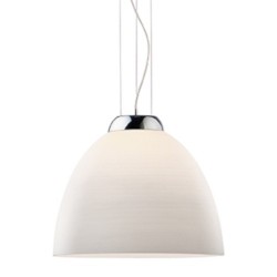 IDEAL LUX TOLOMEO SP1 D40 SOSPENSIONE IN VETRO SOFFIATO INCAMICIATO E DECORATO A MANO 100W E27