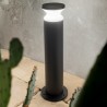 IDEAL LUX TORRE PT1 BIG NERO PALO DA ESTERNO IN ALLUMINIO CON DIFFUSORE OPALE IP44 15W E27