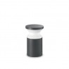 IDEAL LUX TORRE PT1 SMALL ANTRACITE PALO DA ESTERNO IN ALLUMINIO CON DIFFUSORE OPALE IP44 15W E27