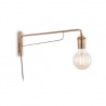 IDEAL LUX TRIUMPH AP1 APPLIQUE IN METALLO RIFINITA IN OTTONE INVECCHIATO 60W E27