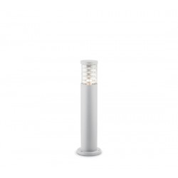 IDEAL LUX TRONCO PT1 SMALL PALO DA ESTERNO IN ALLUMINIO BIANCO E CORPO LUCE IN VETRO PIREX 60W IP44