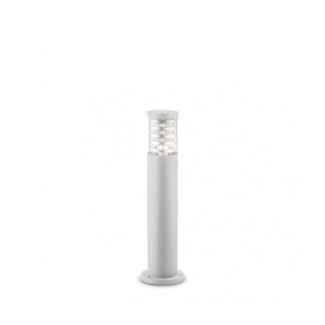 IDEAL LUX TRONCO PT1 SMALL PALO DA ESTERNO IN ALLUMINIO BIANCO E CORPO LUCE IN VETRO PIREX 60W IP44