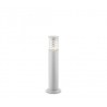 IDEAL LUX TRONCO PT1 SMALL PALO DA ESTERNO IN ALLUMINIO BIANCO E CORPO LUCE IN VETRO PIREX 60W IP44