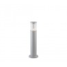 IDEAL LUX TRONCO PT1 SMALL PALO DA ESTERNO IN ALLUMINIO GRIGIO CORPO LUCE IN VETRO PIREX 60W IP44