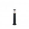 IDEAL LUX TRONCO PT1 SMALL PALO DA ESTERNO IN ALLUMINIO NERO CORPO LUCE IN VETRO PIREX 60W IP44