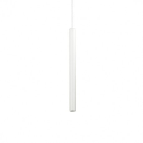 IDEAL LUX ULTRATHIN SP1 SMALL SOSPENSIONE CON ROSONE E DIFFUSORE IN METALLO RIFINITO bianco 12W 760lm