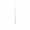 IDEAL LUX ULTRATHIN SP1 SMALL SOSPENSIONE CON ROSONE E DIFFUSORE IN METALLO RIFINITO bianco 12W 760lm