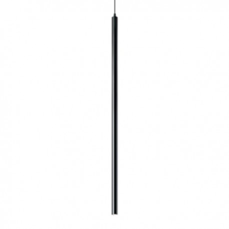 IDEAL LUX ULTRATHIN SP1 BIG SOSPENSIONE CON ROSONE E DIFFUSORE IN METALLO RIFINITO nero 12W 760lm