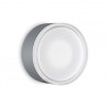 IDEAL LUX URANO PL1 BIG ANTRACITE LAMPADA DA SOFFITTO IN ALLUMINIO CON DIFFUSORE SATINATO 15W GX53 IP44