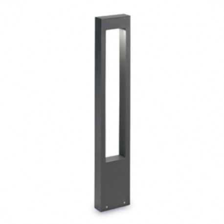 IDEAL LUX VEGA PT1 ANTRACITE LAMPADA DA TERRA IN ALLUMINIO CON DIFFUSORE IN VETRO TEMPERATO 15W G9 IP44