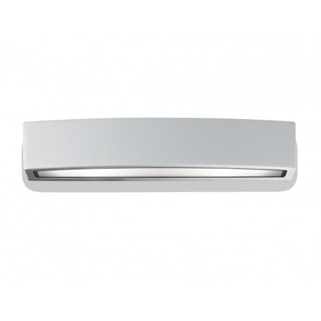 IDEAL LUX ANDROMEDA AP1 APPLIQUE IN ALLUMINIO GRIGIO CON DOPPIO DIFFUSORE E27 60W IP55