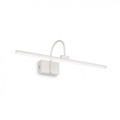 IDEAL LUX BONJOUR AP1 SMALL LAMPADA DA PARETE BIANCA CON DIFFUSORE IN LASTRA DI VETRO LED 8W 650m