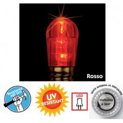 WIMEX 4500931 LAMPADINA PER LUMINARIE LineaLED E14 3LED V14 5LM  ROSSA