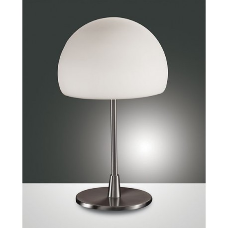 FABAS LUCE 2654-31-178 LAMP TAVOLO GAIA BIG NICHEL SAT E14