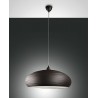 FABAS LUCE 3161-45-251 SOSPENSIONE LODGE IN METALLO COLOR MARRONE SCURO 60W D: 600mm