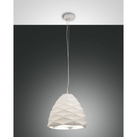 FABAS LUCE 3533-45-102 SOSPENSIONE DUCHESSA BIANCO Struttura in metallo e ceramica E27