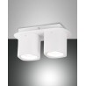 FABAS LUCE 3555-82-102 SPOT SMOOTH BIANCO 2 X GU10 Struttura in pressofusione di alluminio