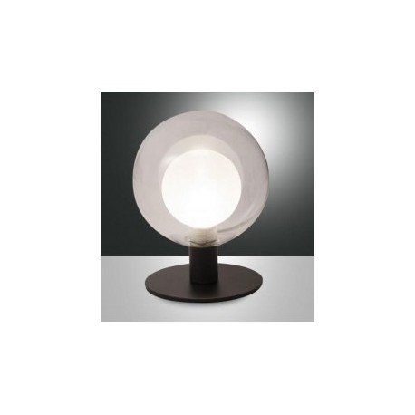 FABAS LUCE 3554-31-126 LAMP TAVOLO TERAMO LED FUME' Struttura in metallo e vetro borosilicato G9 3W LED inclusa 