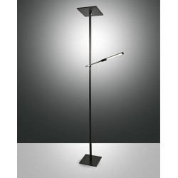 FABAS LUCE 3550-10-101 LAMP TERRA IDEAL LED NERO 48W 3500LM 3000°K REGOLAZIONE AL TOCCO