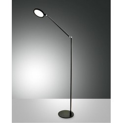 FABAS LUCE 3551-11-101 LAMP TERRA REGINA LED NERO 9W 10000LM 3000°K REGOLAZIONE AL TOCCO