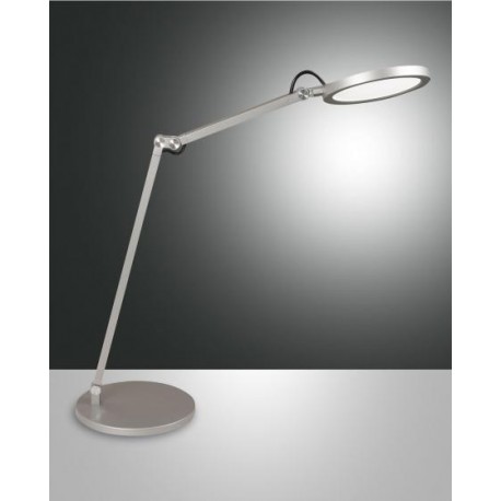 FABAS LUCE 3551-30-212 LAMP TAVOLO REGINA LED ALLUMINIO 9W 1000LM 3000°K REGOLAZIONE AL TOCCO