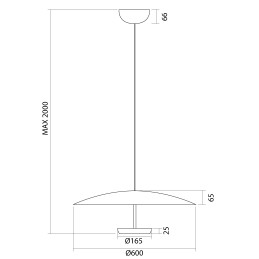 Fabas Luce Sospensione Yuko 3803-45-294