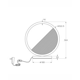 Fabas Luce Tavolo Pierre 3695-30-101