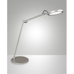 FABAS LUCE 3551-30-212 LAMP TAVOLO REGINA LED ALLUMINIO 9W 1000LM 3000°K REGOLAZIONE AL TOCCO