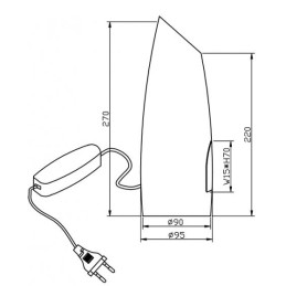 Fabas Luce Tavolo Victoria 3783-30-102