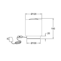 Fabas Luce Tavolo Simi 3257-30-138