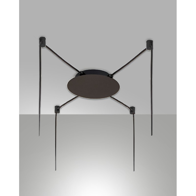 Fabas Luce Montatura a 4 fori Kit luci Montature E27-E14 3749-54-101