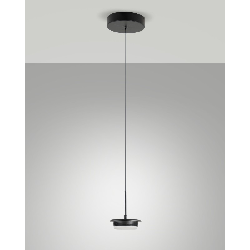 Fabas Luce Montatura sospensione 1 luce Kit Luci Montature LED14W 3805