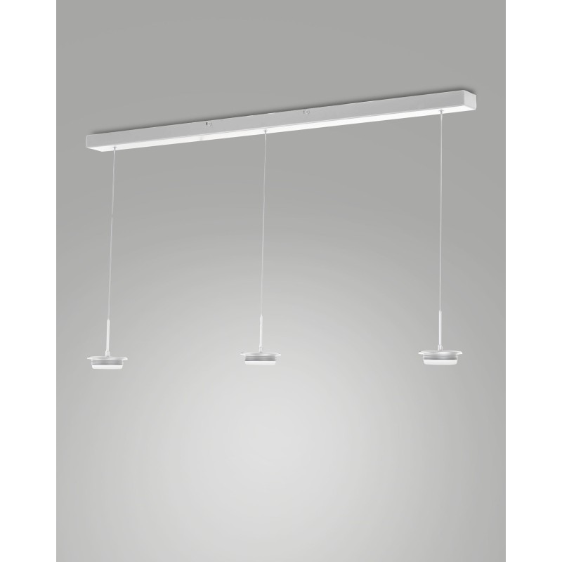 Fabas Luce Montatura sospensione lineare 3 luci Kit Luci Montature LED