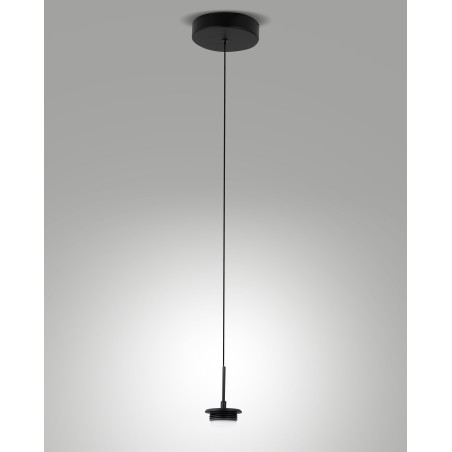 Fabas Luce Montatura sospensione 1 luce Kit Luci Montature LED 8W 3804
