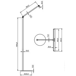 Fabas Luce Lampada da terra Beba 3775-11-102