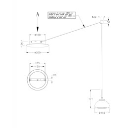 Fabas Luce Sospensione Arabella 3547-41-126