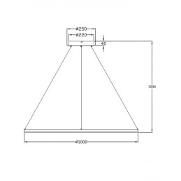 Fabas Luce Sospensione Giotto 3508-46-101