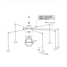 Fabas Luce Sospensione Isabella 3410-46-212