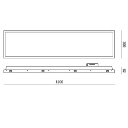 Fabas Luce Incasso Manet 300x1200 Clip in 6988-02-715