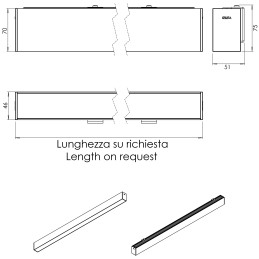 Fabas Luce Profili Linee Luce - Parete Millet parete 6992-64-101