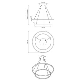 Fabas Luce Sospensione Leo 6993-32-964
