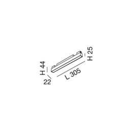 Fabas Luce Profili Linee Luce Ermes Linea luce opale 6525-63-366
